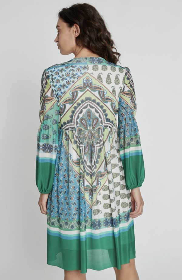 Ana Alcazar vihertävä mekko - Image 4