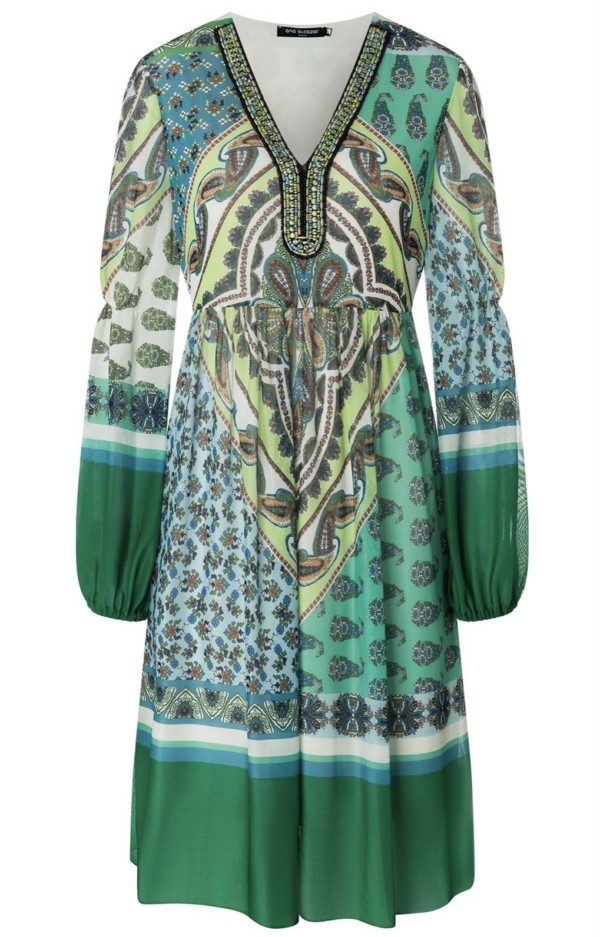 Ana Alcazar vihertävä mekko