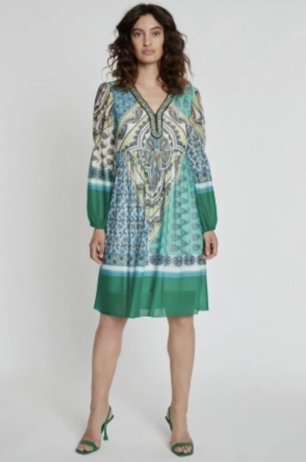 Ana Alcazar vihertävä mekko - Image 2