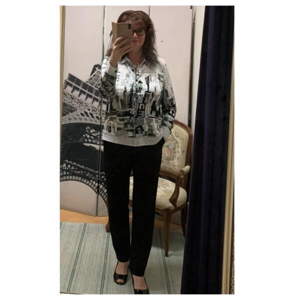 Finnish Design Niccolei mustat housut 3/81P pitempi lahje