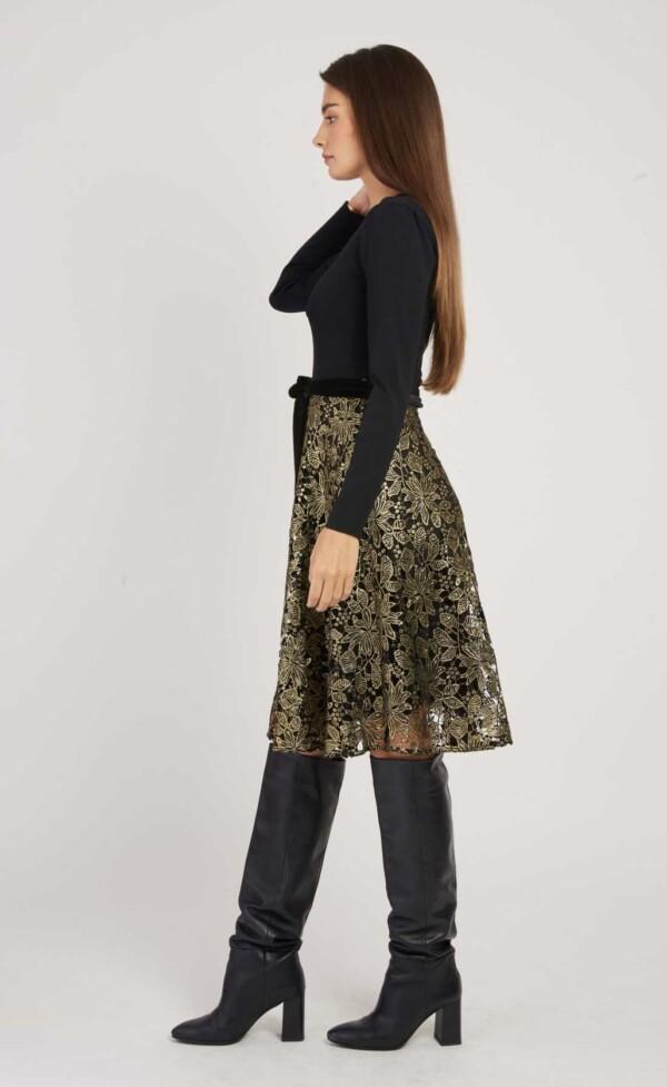 Derhyn Verena musta mekko - Image 2