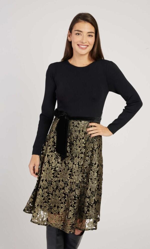 Derhyn Verena musta mekko - Image 6