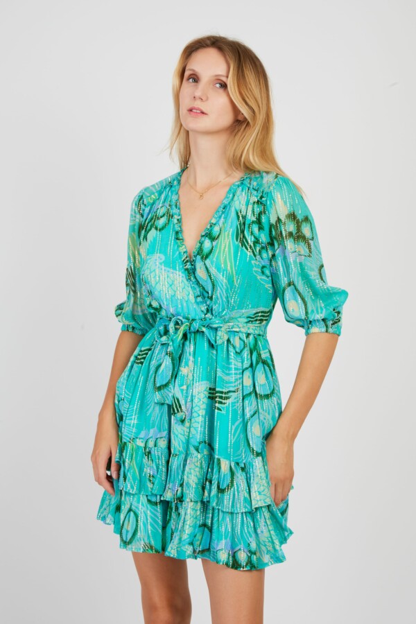 Derhyn Paolan turkoosi mekko/tunika - Image 5