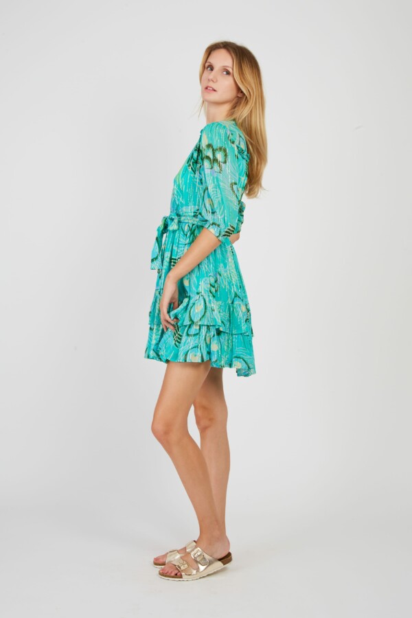 Derhyn Paolan turkoosi mekko/tunika - Image 3