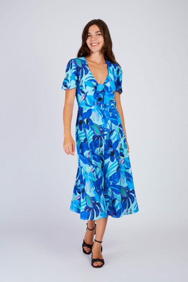 Derhyn Prune sininen  mekko