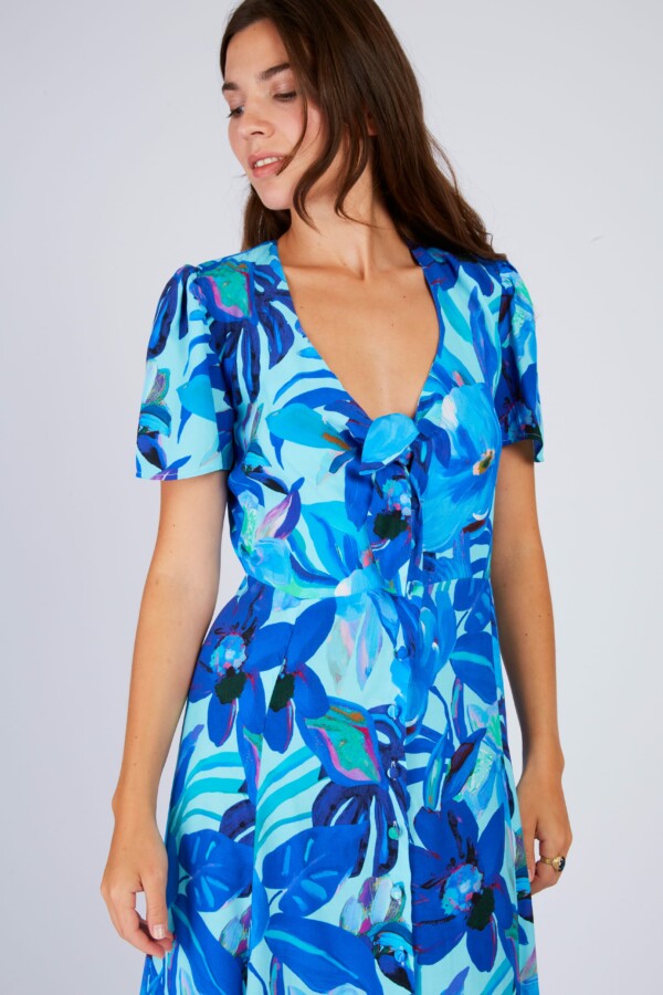 Derhyn Prune sininen  mekko - Image 5