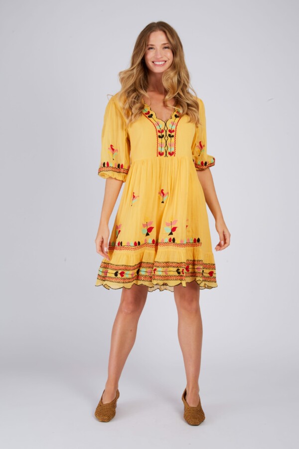 Derhyn Chrysla keltainen mekko/tunika