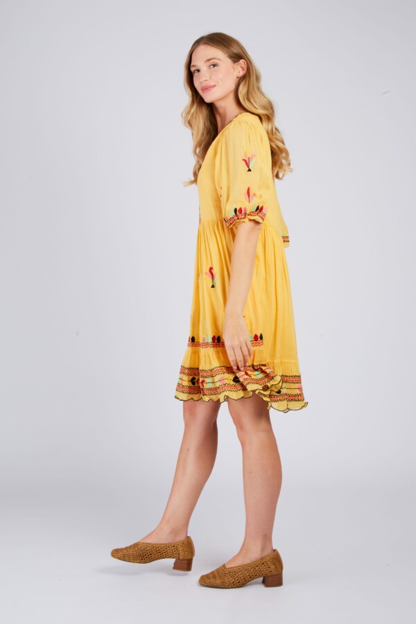 Derhyn Chrysla keltainen mekko/tunika - Image 3