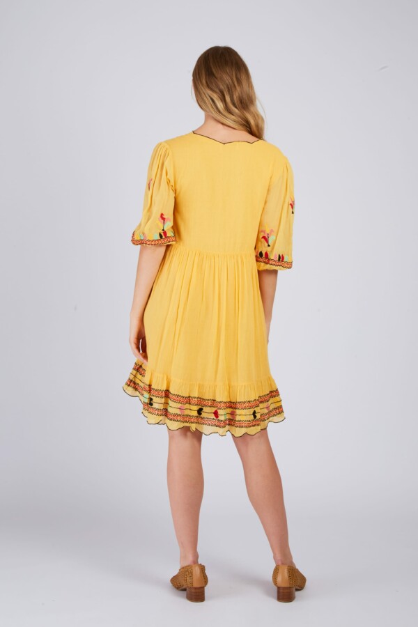 Derhyn Chrysla keltainen mekko/tunika - Image 4