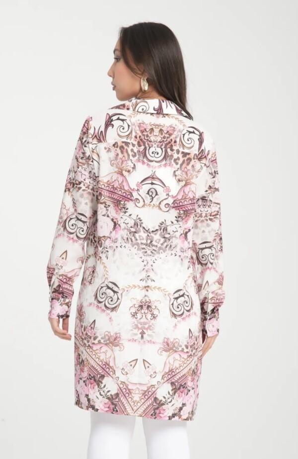 Missyn kirjavakuvioitu takkimekko - Image 3