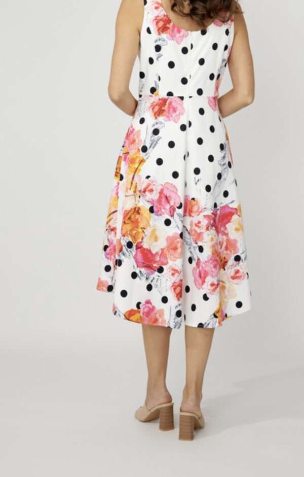 Compli K pallokuvioitu hihaton mekko - Image 3