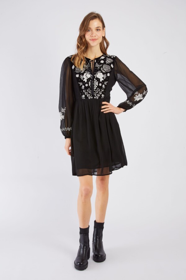 Derhyn Elisabeth musta mekko/tunika - Image 5