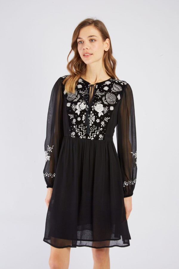 Derhyn Elisabeth musta mekko/tunika