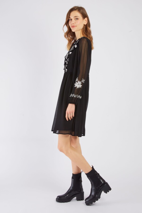 Derhyn Elisabeth musta mekko/tunika - Image 3