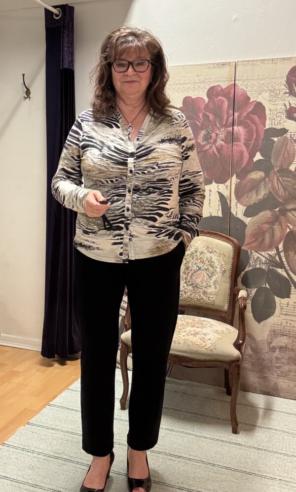 Dolcezzan kirjavakuvioitu pusero