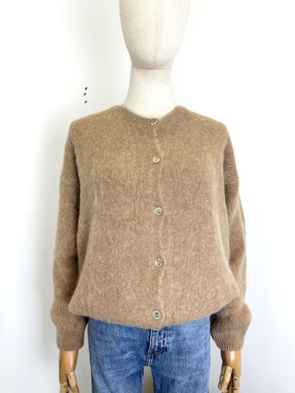 Neuletakki,  napit edessä, pyöreä pääntie - Image 2