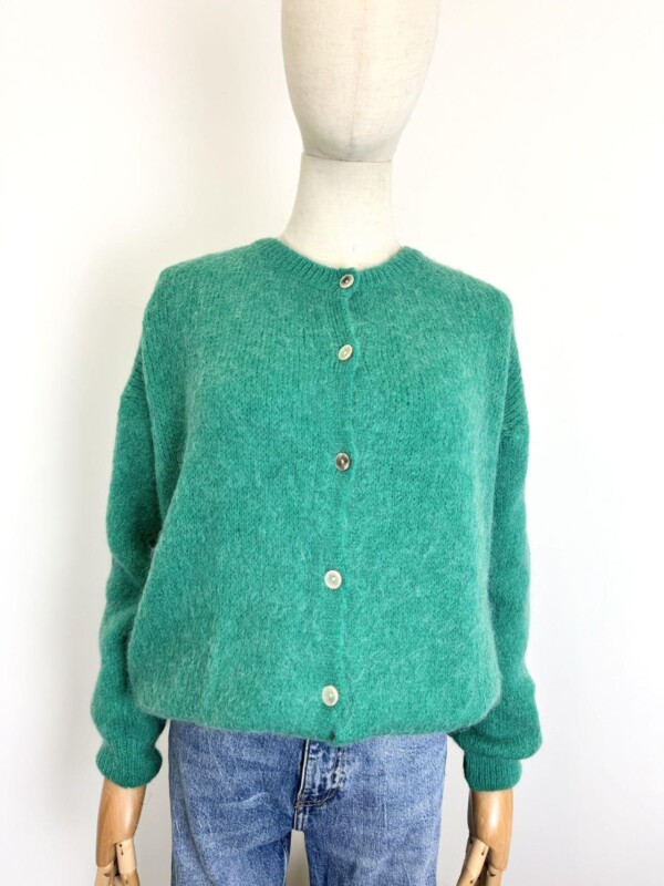 Neuletakki, napit edessä, pyöreä pääntie - Image 2