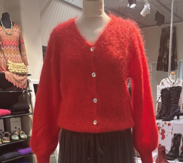 Lyhyt neuletakki - mohairsekoitetta