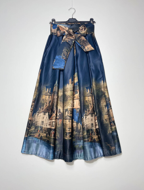 Kaunis maalauksellinen pitkä hame – Kaupunkimaisema