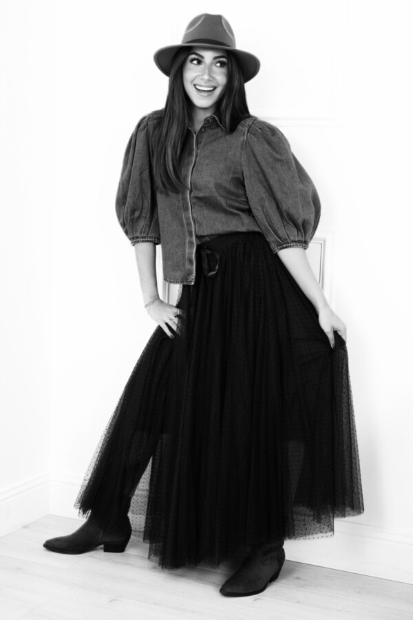 Tyllihame monikerroksinen, Musta - Image 3