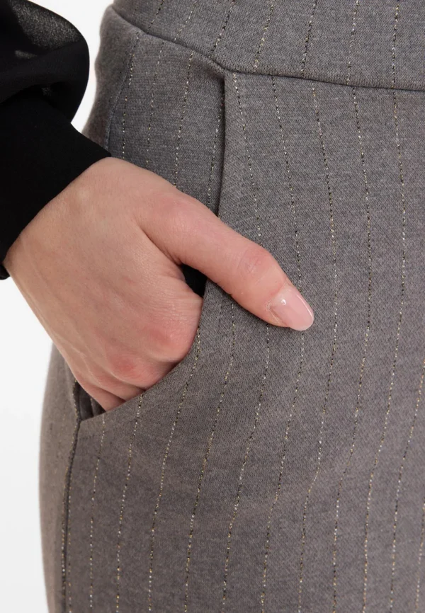 Ana Alcazar harmaat leveälahkeiset housut - Image 6