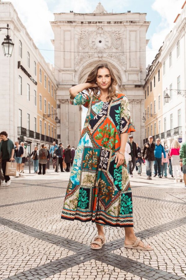 🌿 Orientique Cabo Frian -pitkämekko - Image 2