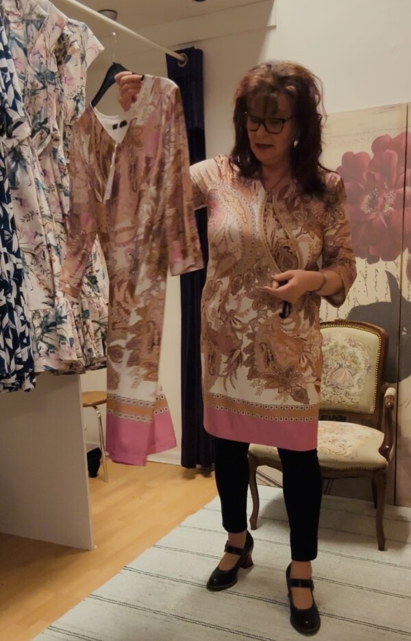 Ana Alcazar kirjavakuvioitu mekko - Image 3