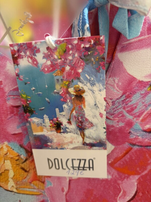 Dolcezza mekko/tunika, upea taideprintti. - Image 4