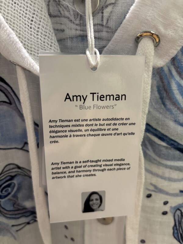 Dolcezza huppari – “Blue Flowers” (Amy Tiema - Image 4