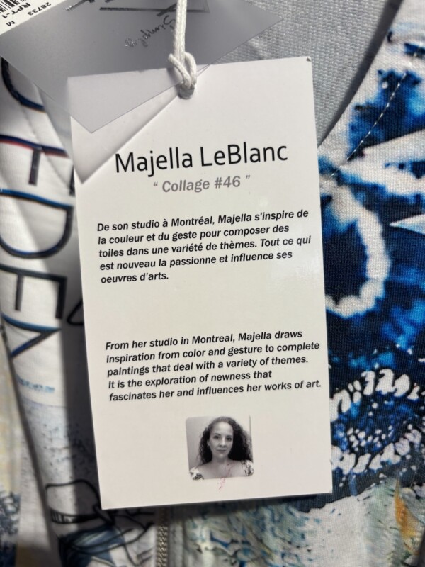 Dolcezza liivimekko “Collage #46” (Majella LeBlanc) - Image 5