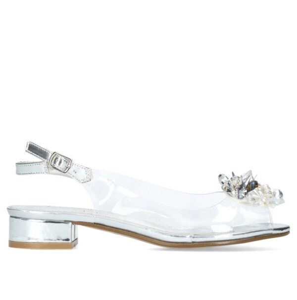 Laura Vita Maude Argent 083 – näyttävät koristekivisandaalit - Image 2