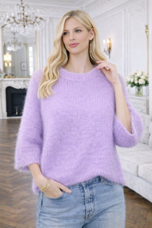 Ihanan pehmeä pörröneule – yhden koon malli💗