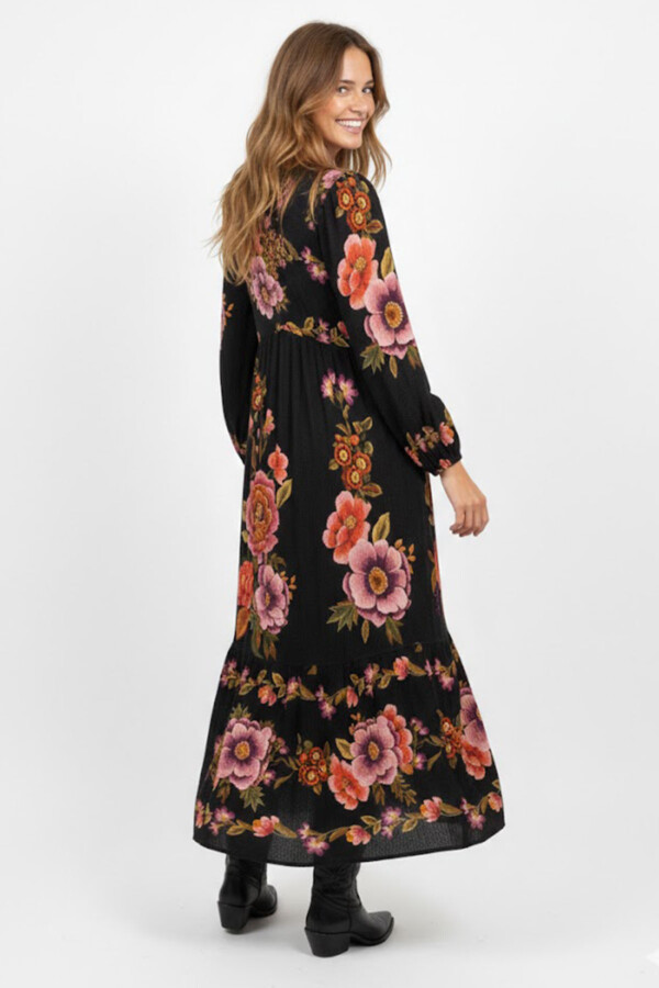 Pitkä boheemi kukkainen maximekko – Fanelly 🌸 - Image 2